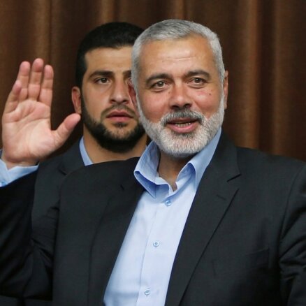 Par jauno 'Hamas' līderi ievēlēts bijušais Gazas joslas vadītājs Ismails Hanija