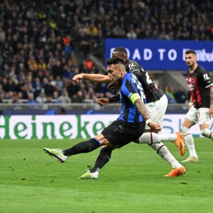 'Inter' vēlreiz uzvar Milānas derbijā un kļūst par Čempionu līgas finālisti