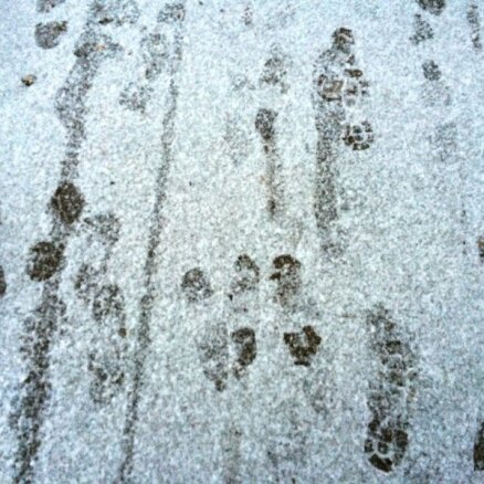 В Видземе и Латгале выпал первый снег; люди спешат поделиться фотографиями