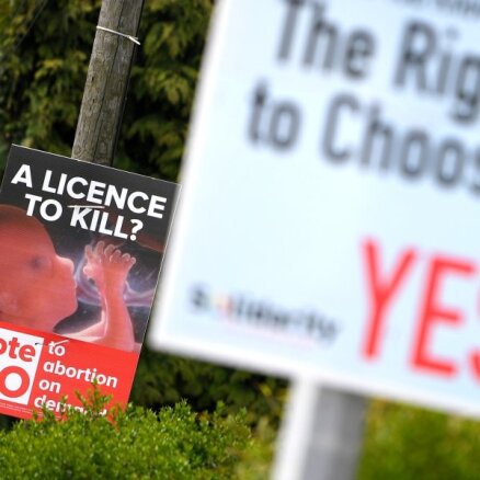 'Google' pirms 'abortu referenduma' pārtrauc visas tā reklāmas kampaņas