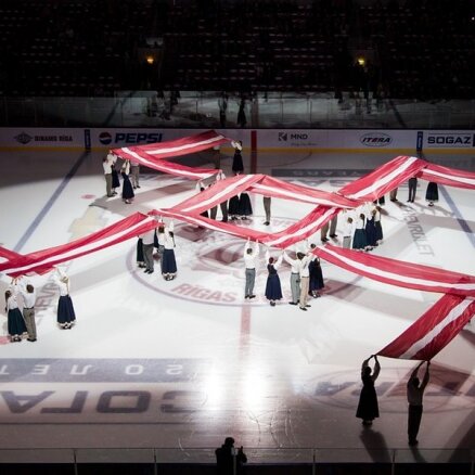 KHL saskata fašisma simbolu izmantošanu Rīgas 'Dinamo' pirmssvētku spēlē; pieprasa scenāriju