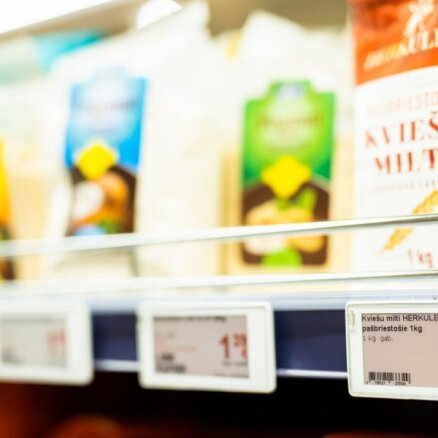 ФОТО: В Латвии появился первый супермаркет, полностью оснащенный электронными ценниками