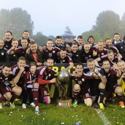 Футболисты сборной Латвии выиграли старейший турнир в Старом Свете