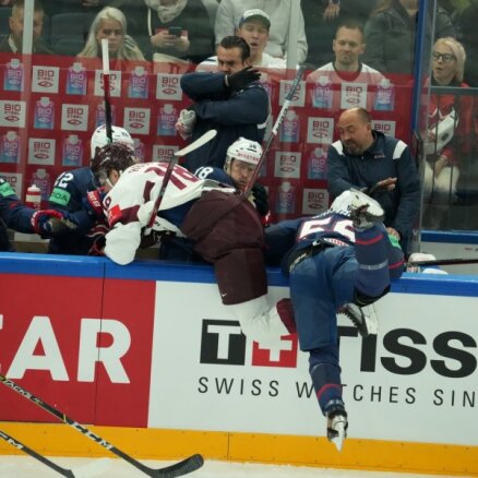 ASV hokejists Grimaldi: Latvija spēlēja tā, it kā cīņa būtu par zeltu