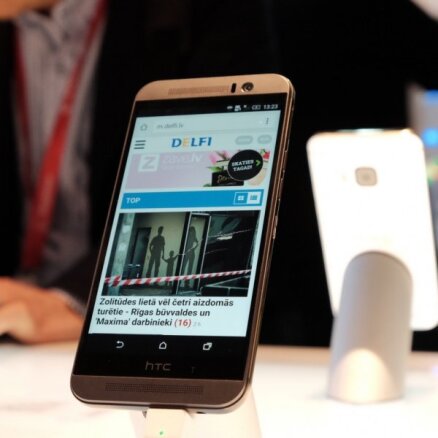 'Delfi' Barselonā: HTC prezentē jaunāko 'Samsung' konkurentu – 'One M9'