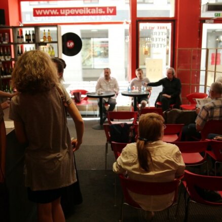 Foto: Sarunu darbnīca Nr. 4. – Hardijs Lediņš un literatūra
