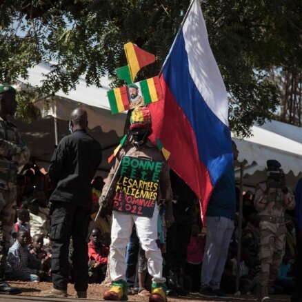 Krievijai nav nekāda sakara ar algotņiem Mali, apgalvo Putins