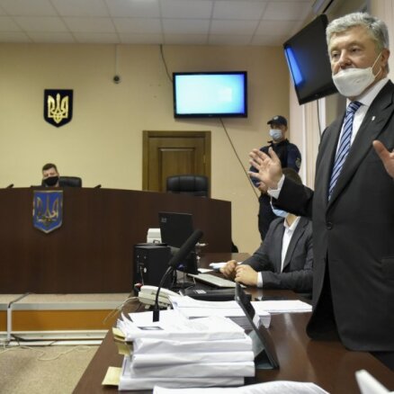 Ukrainas prokuratūra prasa Porošenko noteikt 31 miljona eiro drošības naudu