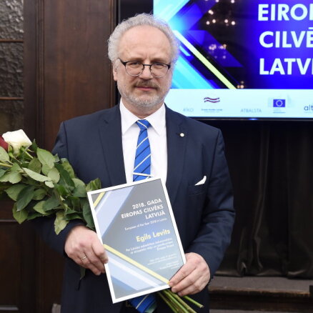 Titulu 'Gada Eiropas cilvēks Latvijā' ieguvis Levits