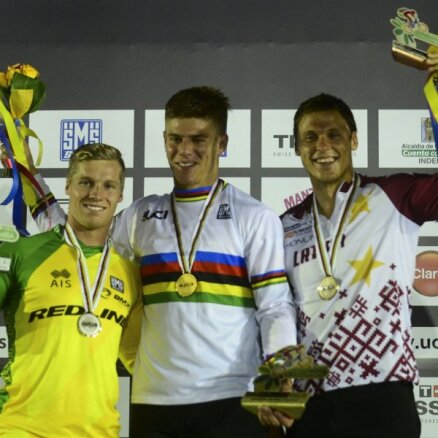 Штромбергс&nbsp;— бронзовый призер мирового первенства в Колумбии