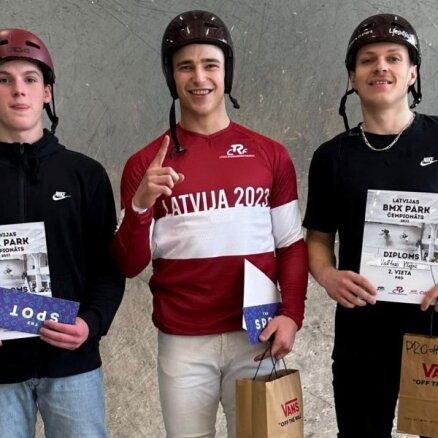 Zēbolds atgūst Latvijas čempiona BMX frīstailā troni