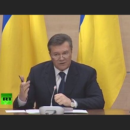 Янукович за украинский Крым и против вторжения России