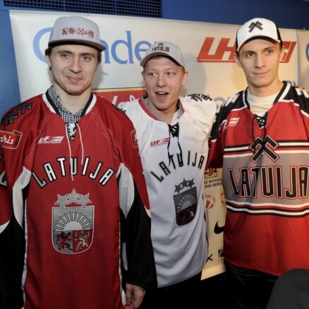Представлена новая форма хоккейной сборной Латвии