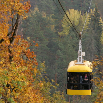 Сигулдский воздушный трамвай отмечает юбилей — 45 лет
