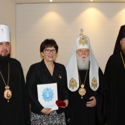 Калниете получила православный орден за заслуги перед Украиной