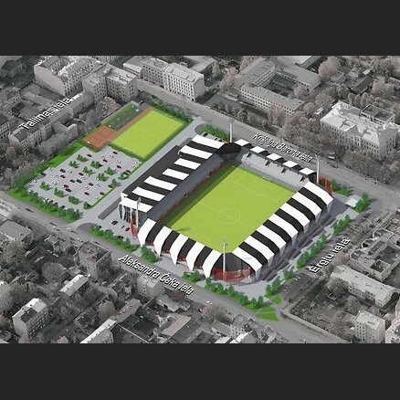 Стадион в Риге возведут по новому проекту; требуется найти 1,5 млн. евро