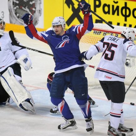 Francijas hokeja izlase cer apspēlēt Latviju taktiskajā un psiholoģiskajā ziņā