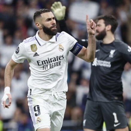Madrides 'Real' pārliecinoši tiek pāri 'Liverpool' astei, ceturtdaļfinālā arī 'Napoli'