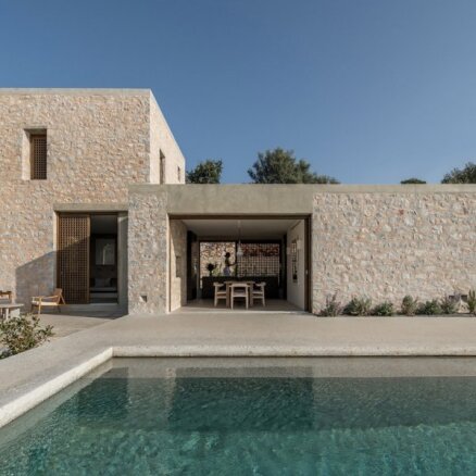 ФОТО. Древние традиции в современном дизайне: каменный дом с видом на Средиземное море