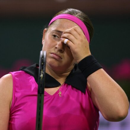 Neveselā Ostapenko pēc izcila sākuma pret Kvitovu piedzīvo zaudējumu Indianvelsas trešajā kārtā