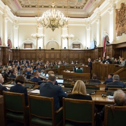 No Saeimas sēdes darba kārtības izslēgts Civilās savienības likumprojekts