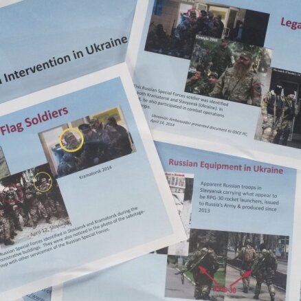ASV publisko fotogrāfijas, kas norāda uz Krievijas karavīru klātbūtni Ukrainā
