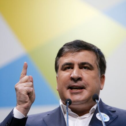 Саакашвили провел в Киеве акцию за роспуск Верховной рады