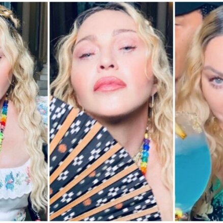 Fanus pārsteidz Madonnas svešādā seja 62. dzimšanas dienas selfijos