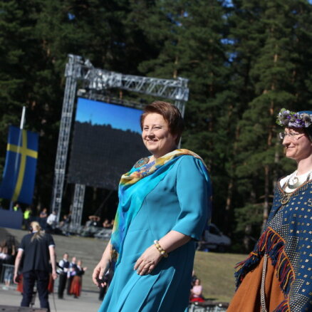 Страуюма пожелала, чтобы в Балтии жили гордые и свободные люди