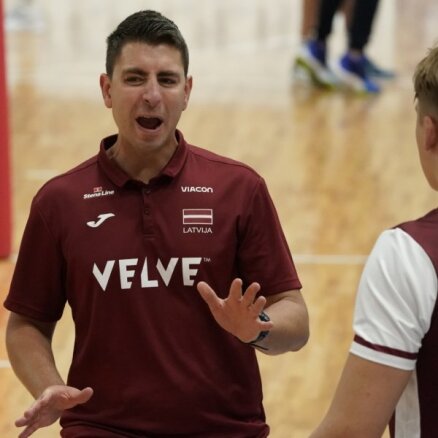 Latvijas volejbola izlases treneris: nākamgad mums jāsāk tajā līmenī, kurā mēs beidzām tagad