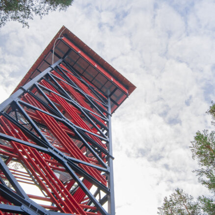 Jaunais Kornetu skatu tornis – iespēja uzkāpt debesīs tagad arī Veclaicenes pagastā, Alūksnē
