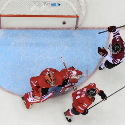 Хоккеисты Латвии выходят в четвертьфинал Олимпийских игр и переписывают историю