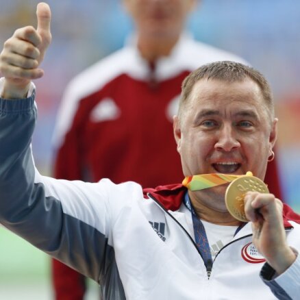 Апинис стал четырехкратным чемпионом Паралимпийских игр