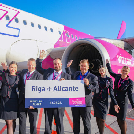 Wizz Air открыла "курортный" маршрут Рига - Аликанте