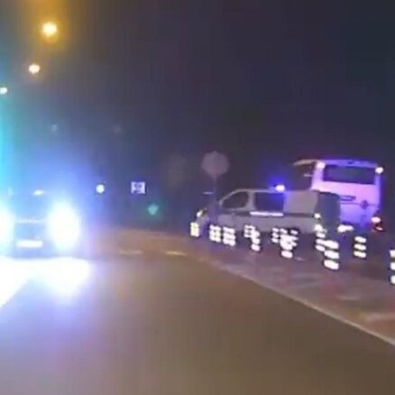 ВИДЕО: в ходе погони полиция задержала угонщика, укравшего BMW X6