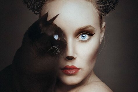 Māksliniece izmanto dzīvnieku acis jauna foto projekta realizēšanā