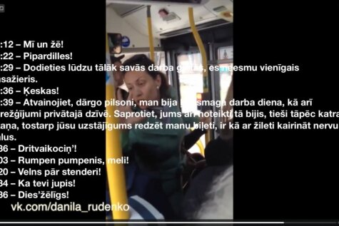Kas tika izcenzēts bēdīgi slavenajā 3. autobusa konflikta video