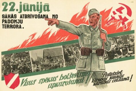 Латвийский провайдер построил рекламу на немецкой агитке времен Второй мировой