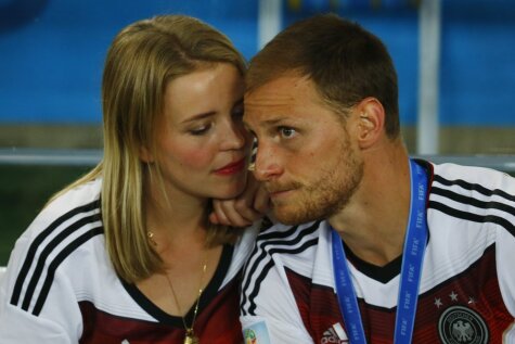 Как футболисты сборной Германии праздновали победу с родными и близкими