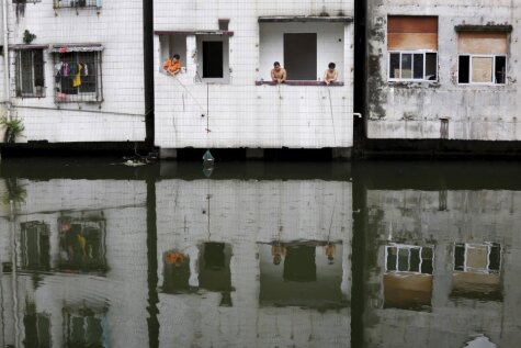 Graustu rajons Ķīnā, kur pa mājas logu var makšķerēt zivis