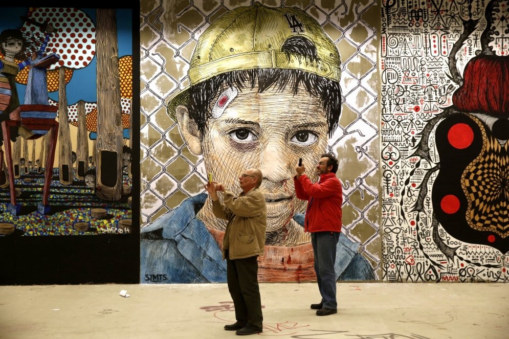 Grieķijā notikusi lielākā grafiti izstāde