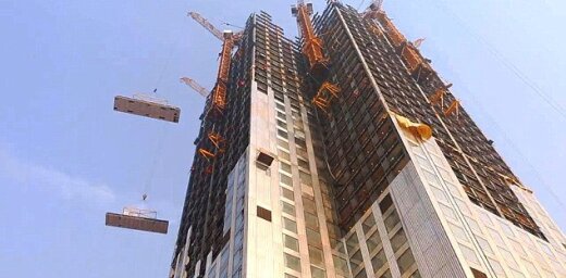 Time lapse: китайцы построили 57-этажный небоскреб за 19 дней