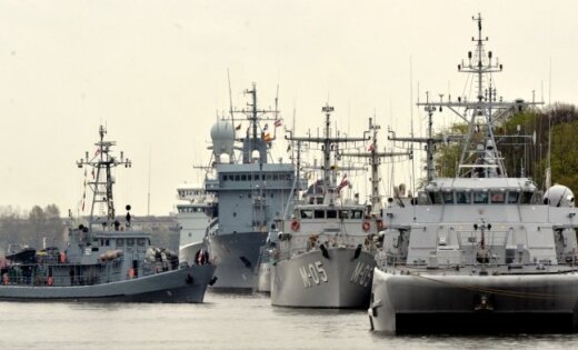 Foto: Ventspilī piestājuši NATO pretmīnu kuģi