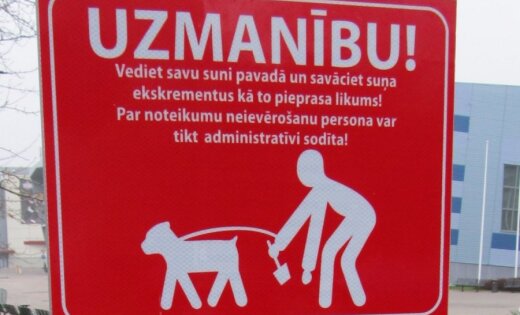 Jelgavā uzstādīs atkritumu tvertnes suņu ekskrementu savākšanai