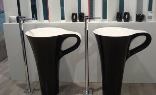 Jaunākās vannas istabas dizaina tendences no starptautiskās izstādes 'Cersaie'