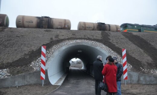 Daugavpilī ekspluatācijā nodots pirmais tunelis zem sliedēm