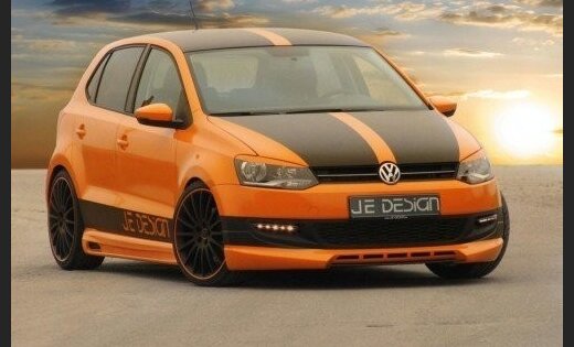 JE Design превратили Volkswagen Polo в апельсин - DELFI
