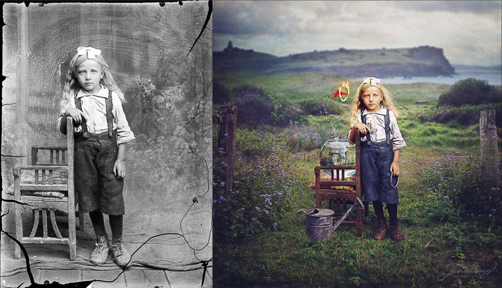 Rumāņu pirmskara bildēm atgrieztas krāsas. Un fantāzija.
