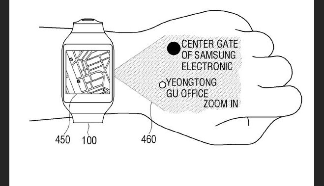 'Samsung' patentējis viedpulksteni ar lāzerprojektoru