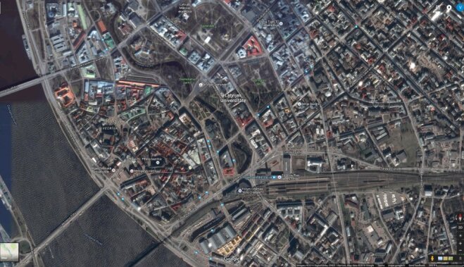 Palūkojies uz Rīgu no jauna: 'Google Maps' un 'Google Earth' piedāvā augstākas izšķirtspējas kartes
